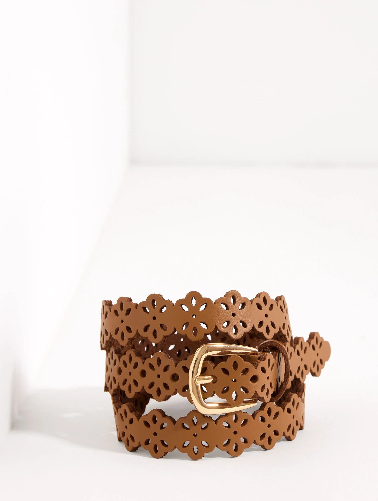 Perforated Flower Belt | Talbots