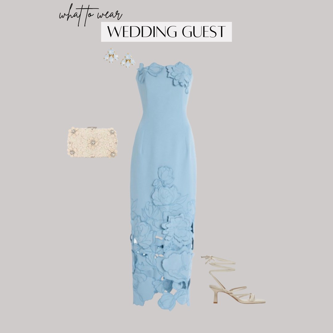 Outfit Idea: Wedding Guest Look 

wedding guest dress, floral dress, ootd style fashion, special occasion event 
wedding season, something blue, 

#LTKShoeCrush #LTKItBag #LTKWedding