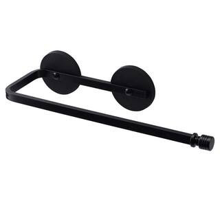 Magnetic Mount Black Paper Towel Holder Rack Bar for Refrigerator or Metal Cabinet Home Kitchen Storage | The Home Depot