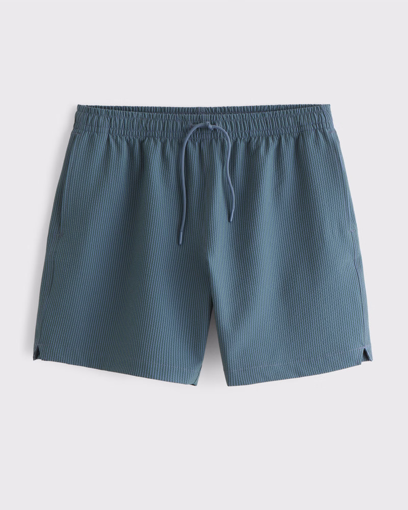 Pull-On Seersucker Swim Trunk | Abercrombie & Fitch (US)