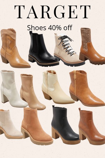 Target Black Friday boots 40% off.
Boots on sale 

#LTKsalealert #LTKSeasonal #LTKGiftGuide