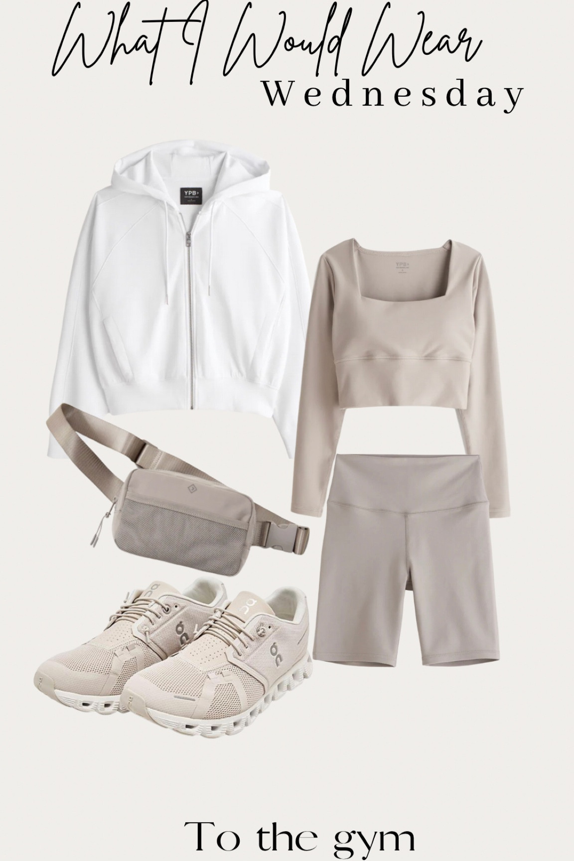 I live in neutral apparel & I love this neutral inspired workout outfit from #Abercrombie 🤍 this could totally be worn to workout in or run errands! And how gorgeous are these sneakers! 😍

#LTKstyletip #LTKshoecrush #LTKfit
