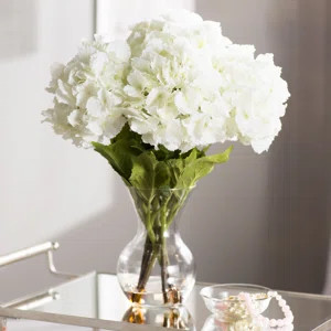 Willa Arlo Interiors Large Silk Hydrangeas in Vase | Wayfair | Wayfair North America