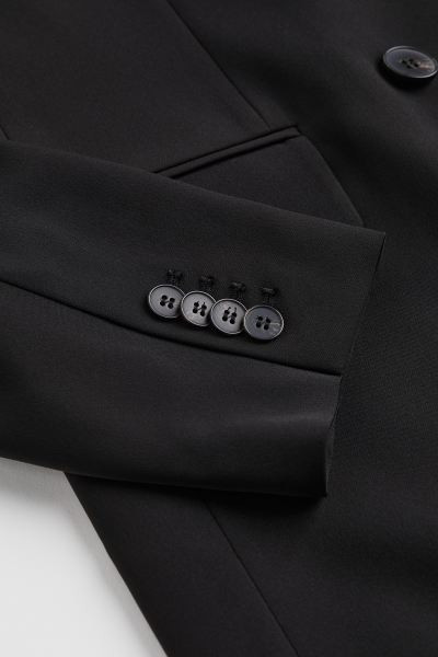 Double-breasted blazer - Black - Ladies | H&M GB | H&M (UK, MY, IN, SG, PH, TW, HK)