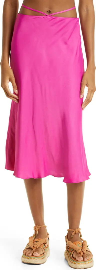 Satin Midi Skirt | Nordstrom