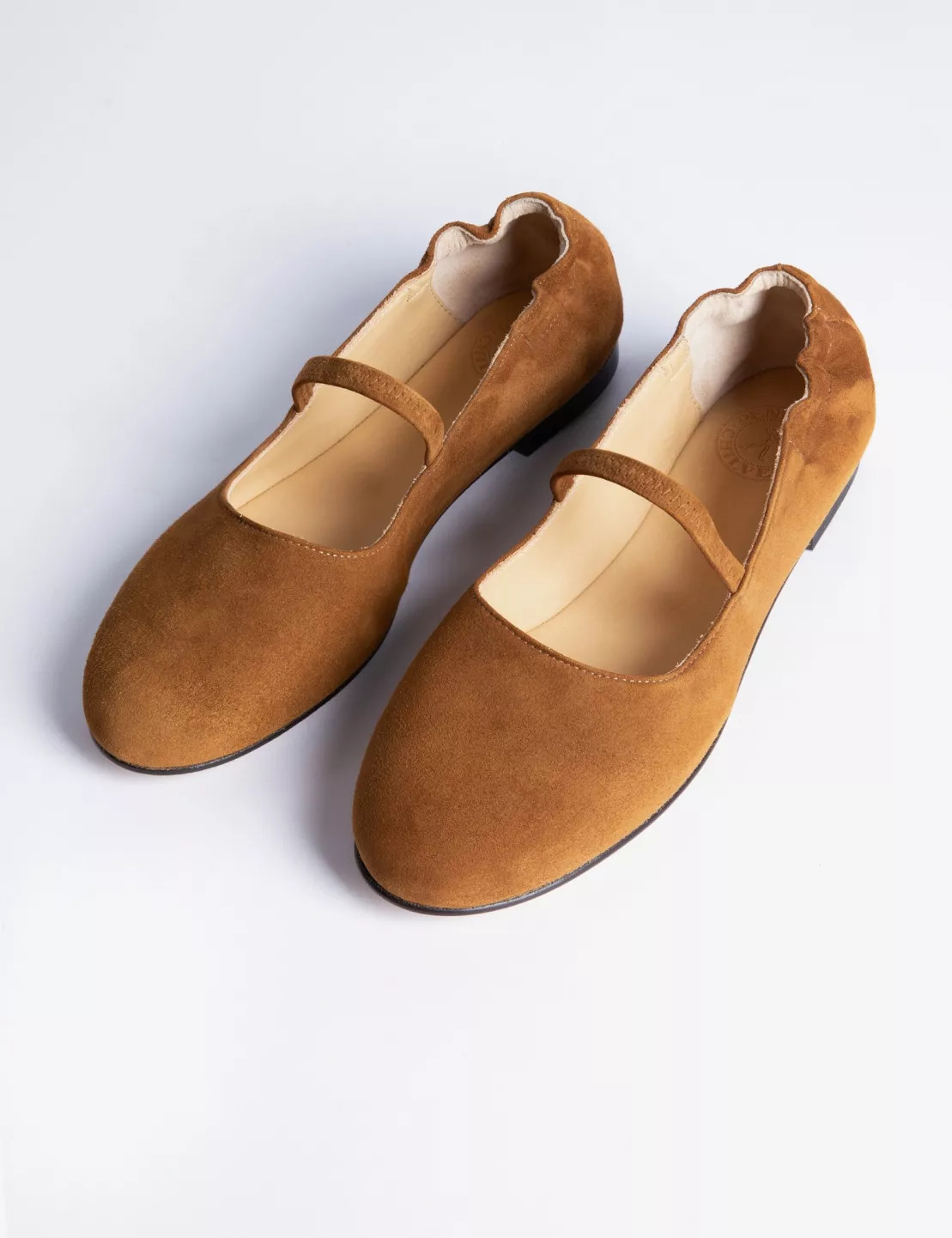 Jazz Suede Shoe - Tan | Penelope Chilvers