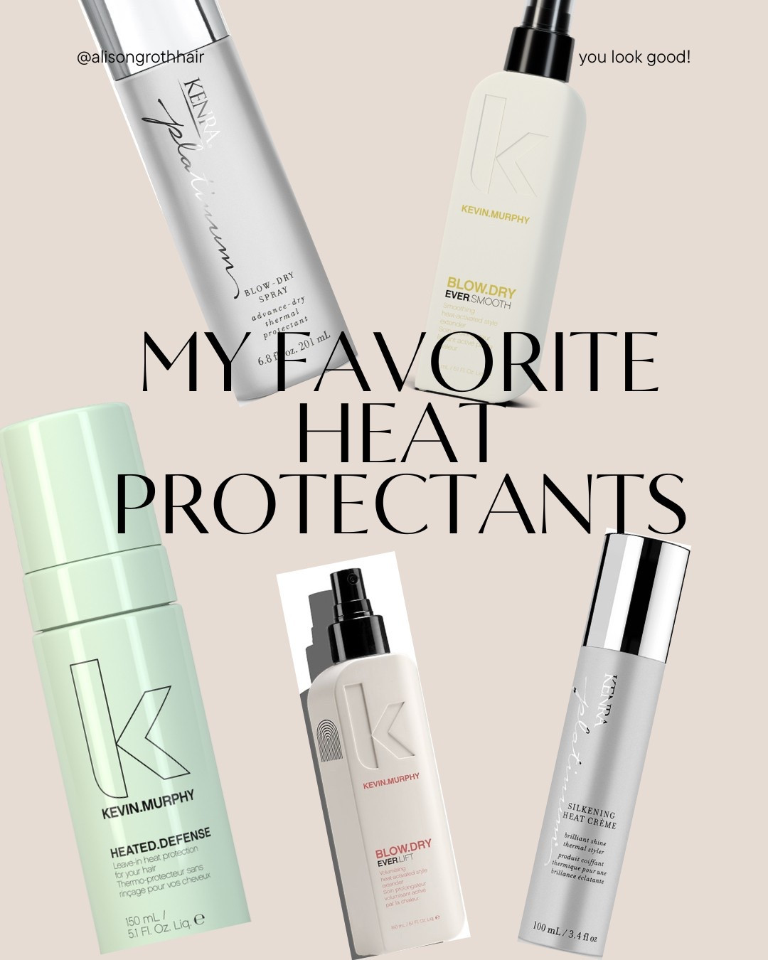 Heat protectants are of most importance when it comes to blow drying & styling your hair. These are a few of my favorites! 

#LTKStyleTip #LTKBeauty #LTKFindsUnder50