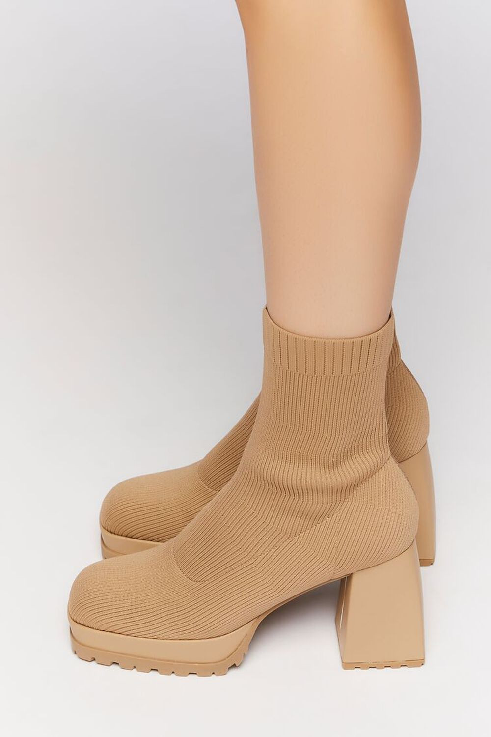 Lug-Sole Sock Booties | Forever 21 (US)