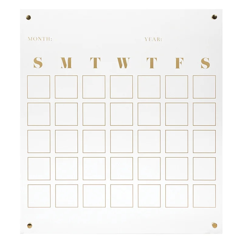 Acrylic Wall Calendar | Walmart (US)