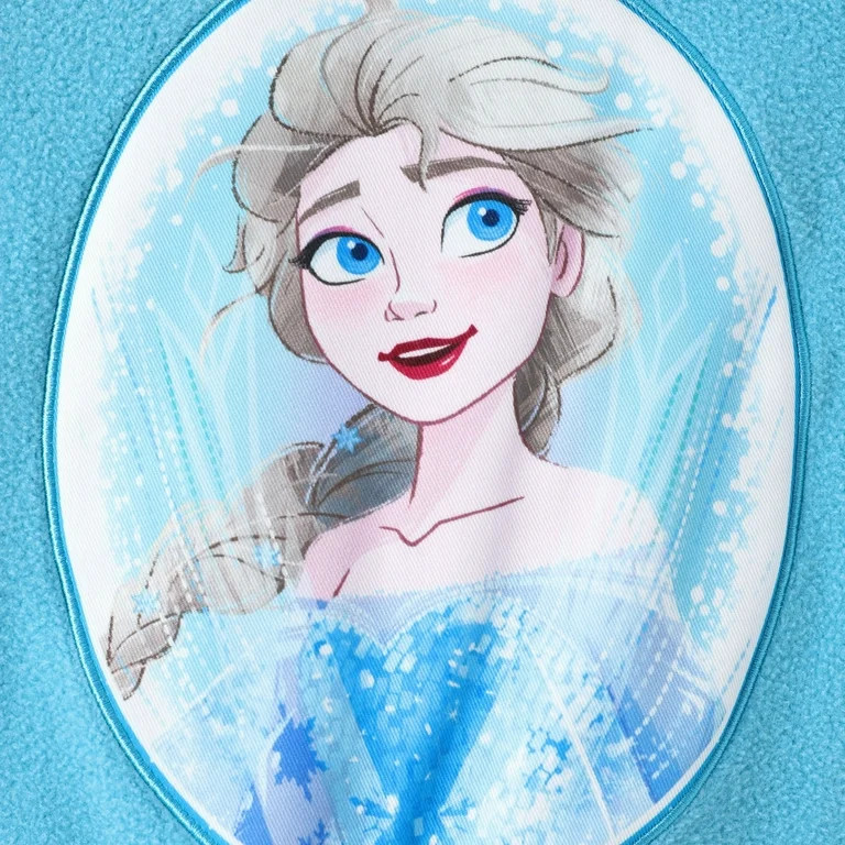 Disney Frozen Girls Fleece Bomber Jackets Elsa Graphic Winter Plush Varsity Outerwear Coats Toddl... | Walmart (US)