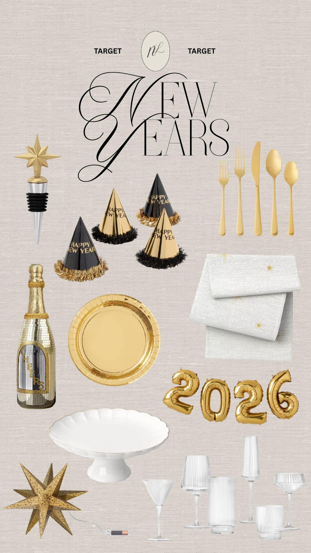 New Years Eve party hosting essentials from Target.  

 

#LTKHoliday #LTKSeasonal #LTKHome