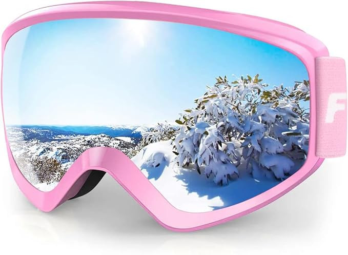 findway Kids Ski Goggles, Kids Snow Snowboard Goggles for Boys Girls Youth OTG | Amazon (US)