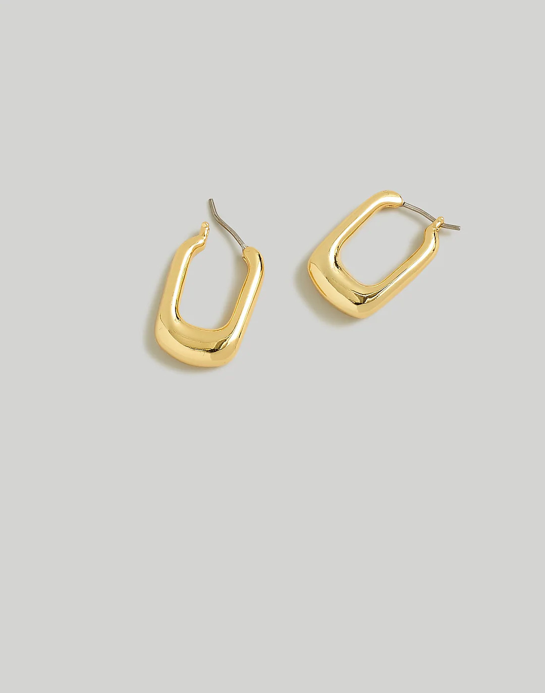 Carabiner Medium Hoop Earrings | Madewell