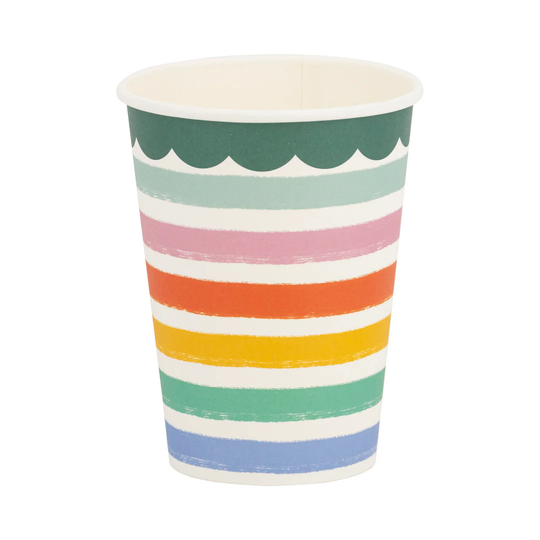 Fiesta Striped Paper Cup | My Mind's Eye