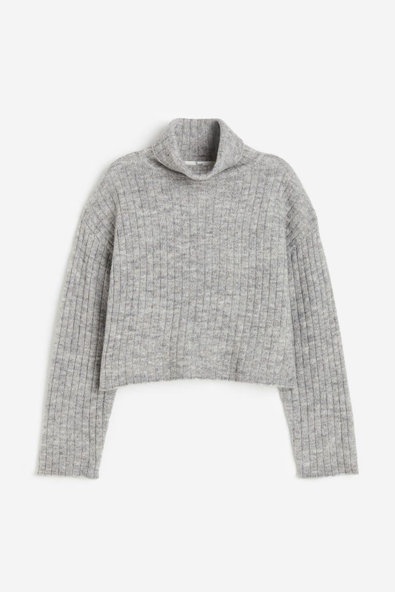 H & M - Turtleneck Sweater - Gray | H&M (US + CA)