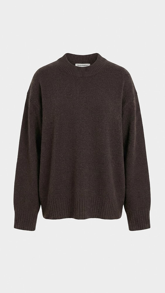 Reformation Cove Cashmere Oversized Crew Sweater | Shopbop | Shopbop