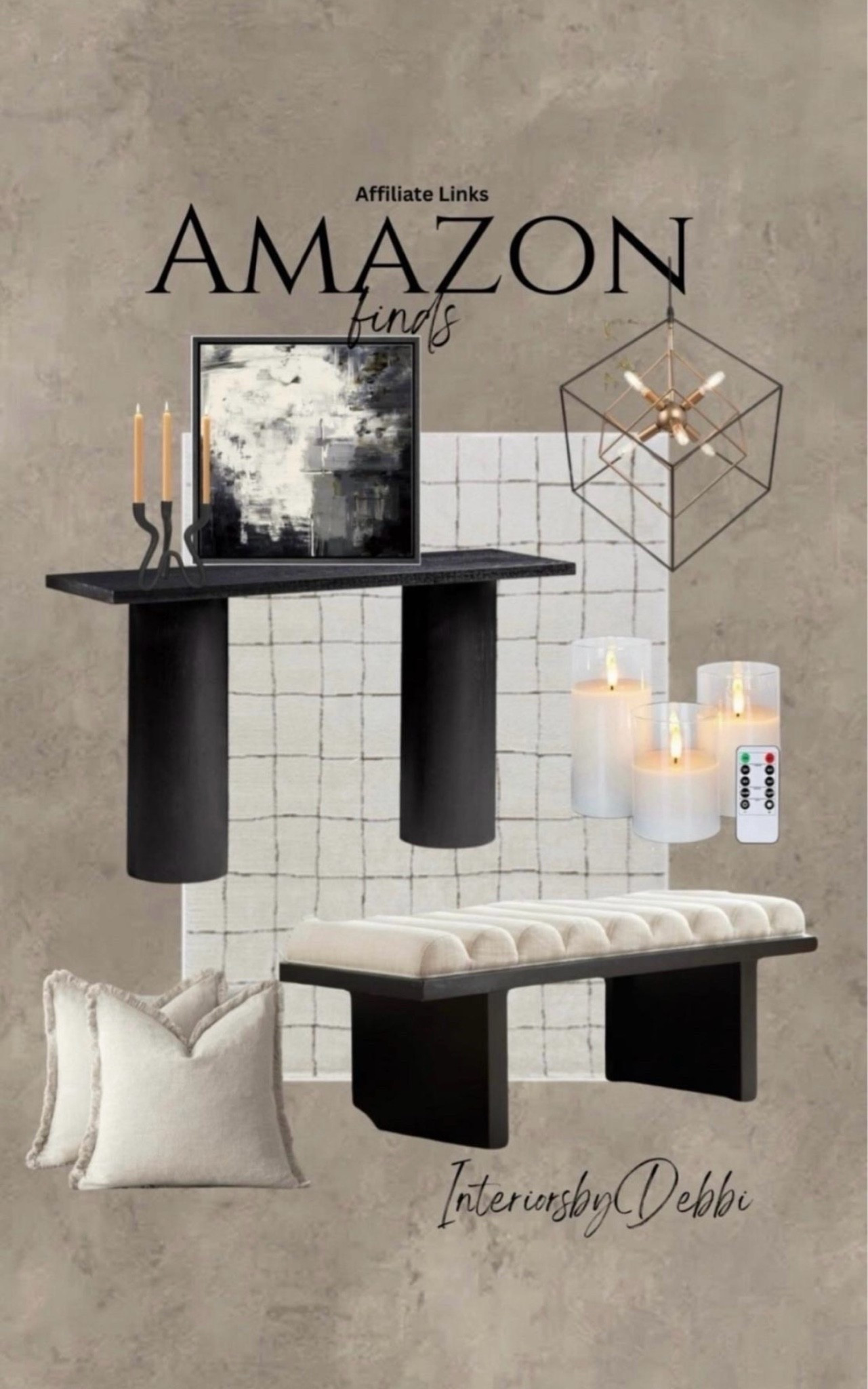Amazon Finds
Area rug, console table, bench, chandelier, pillows, transitional home, modern decor, amazon find, amazon home, target home decor, mcgee and co, studio mcgee, amazon must have, pottery barn, Walmart finds, affordable decor, home styling, budget friendly, accessories, neutral decor, home finds, new arrival, coming soon, sale alert, high end look for less, Amazon favorites, Target finds, cozy, modern, earthy, transitional, luxe, romantic, home decor, budget friendly decor, Amazon decor #amazonhome

#LTKSeasonal #LTKHome