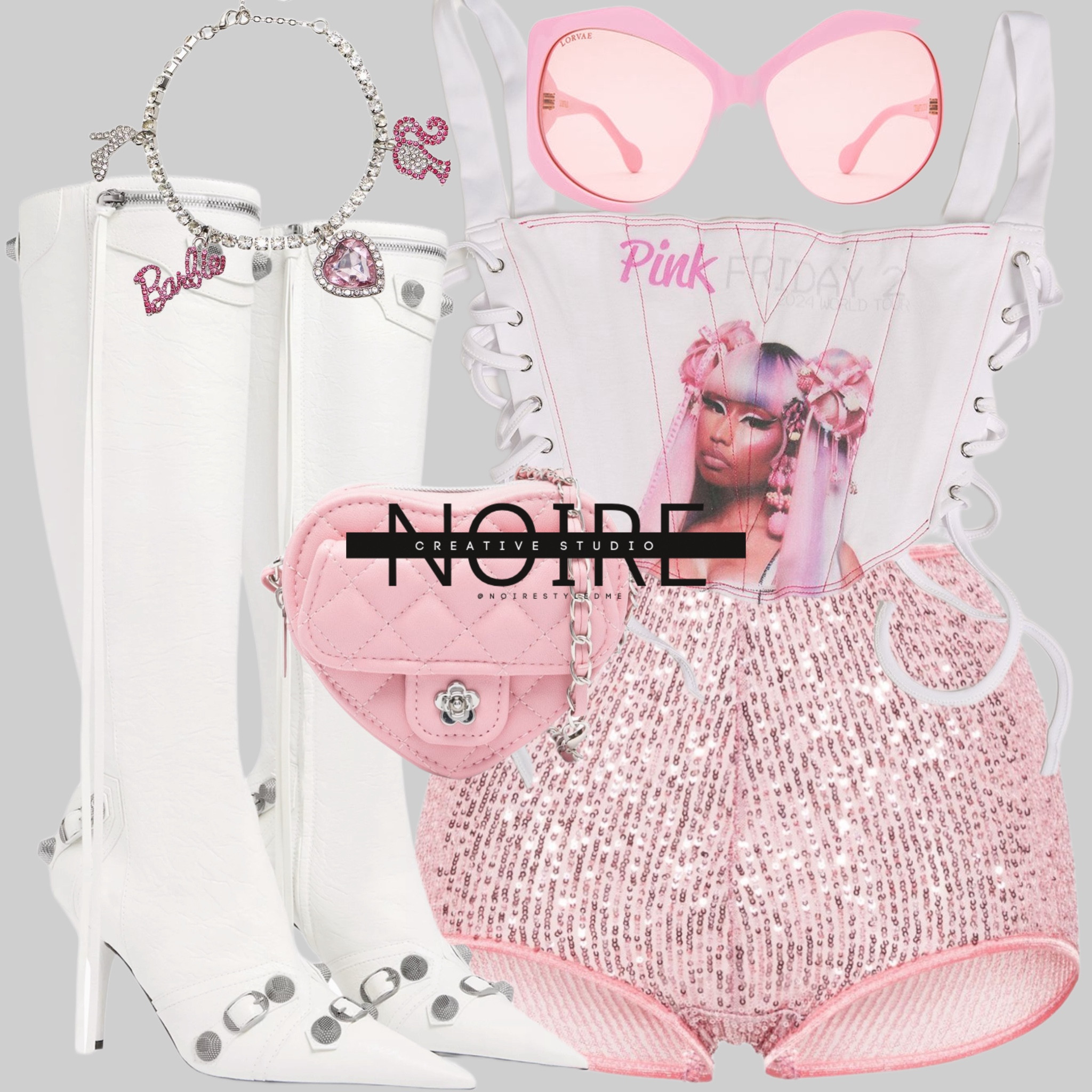 Nicki Minaj concert outfit  🩷 

Corset from @iamkoko.la $115
Sunglasses from @lorvae $65

#LTKshoecrush #LTKfindsunder100 #LTKstyletip