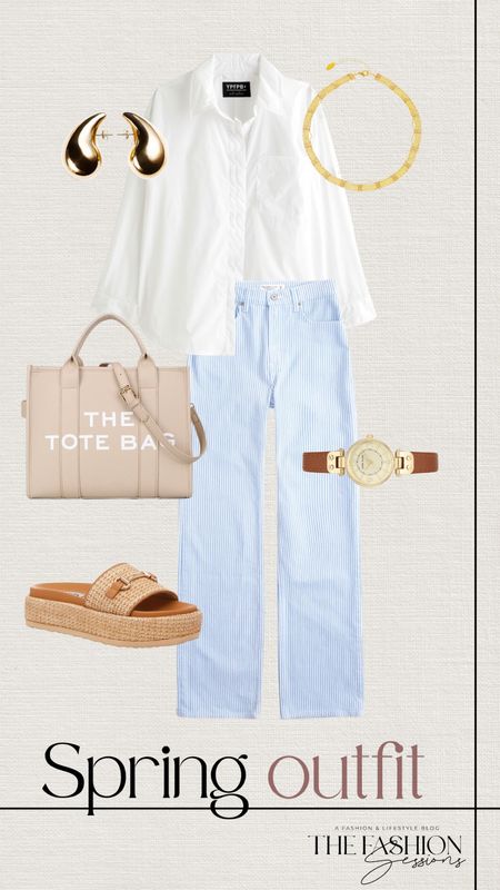Spring outfit idea 😍

Spring Outfit | Pants | Neutral Spring Outfit Ideas | Women's Outfit | Fashion Over 40 | Forties I Sandals | Gold | Amazon Fashion | Blouse | Workwear | Accessories | The Fashion Sessions | Tracy

#LTKstyletip #LTKSeasonal #LTKworkwear