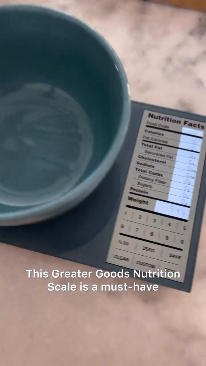 Looking for a meal prep hack? Well, I got a must-have for you! @greatergoods Nutrition Scale is a scale that all meal preppers or anyone who loves/needs to know the nutrition facts of the food items they consume. 

What makes the Greater Goods Nutrition Scale stand out? * It’s extra hygienic with its food-safe glass surface making it easy to clean. * It comes loaded with 2,000 foods plus space for 99 custom entries. * You can compute the nutrition facts of a complete meal, making it easier to track your carbs, proteins, and fats! So when I say this nutrition scale is a must-have, I mean it 😏 Head over to the link in my bio to learn more and don’t forget to try out this Rib Bowl as well!

#LTKGiftGuide #LTKFitness #LTKActive