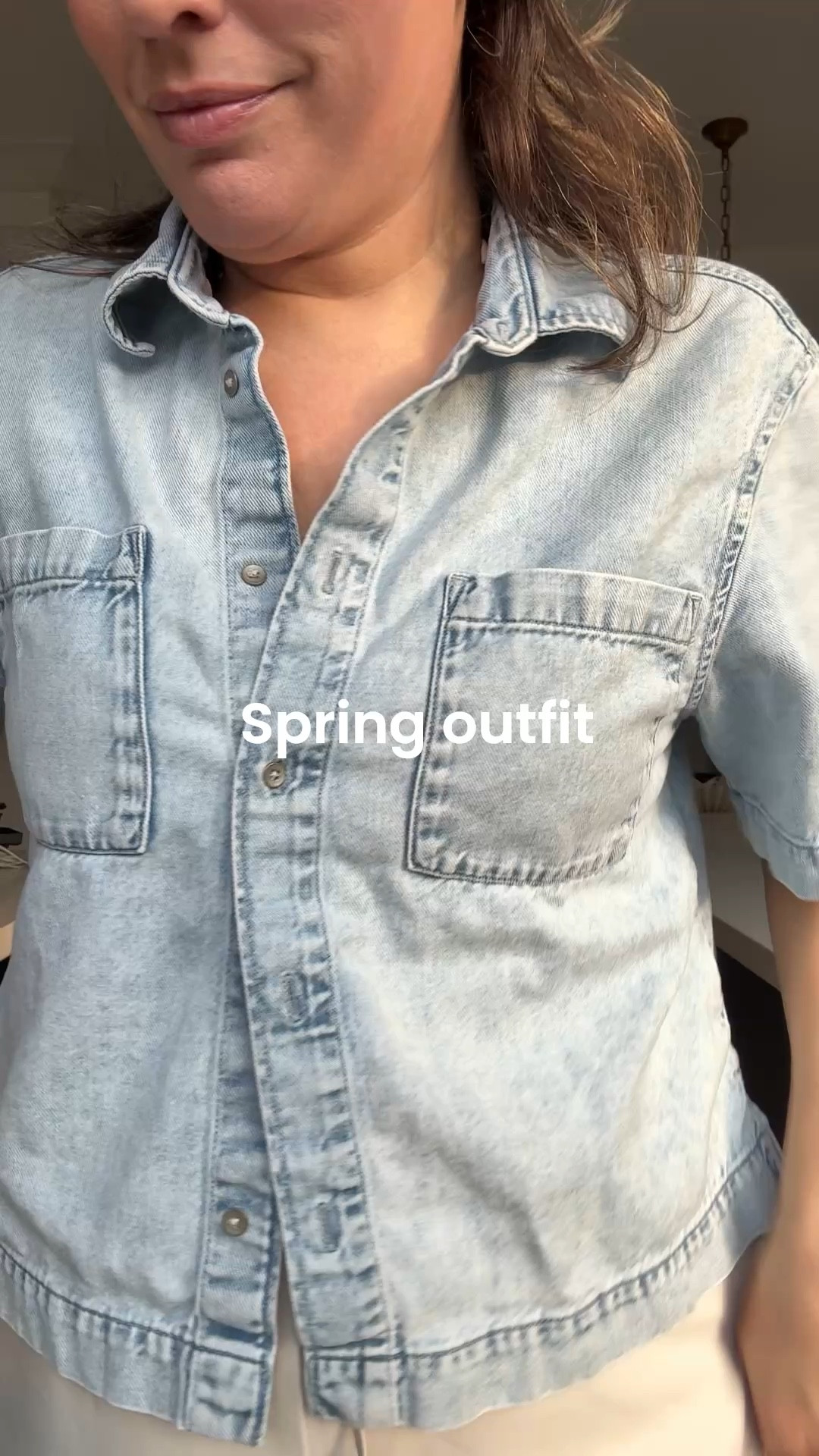 Gap pants at less $ than the other drawstring version. Size medium. Denim top last year but shared some newer ones 

#LTKsale #LTKcanada #LTKsummer
