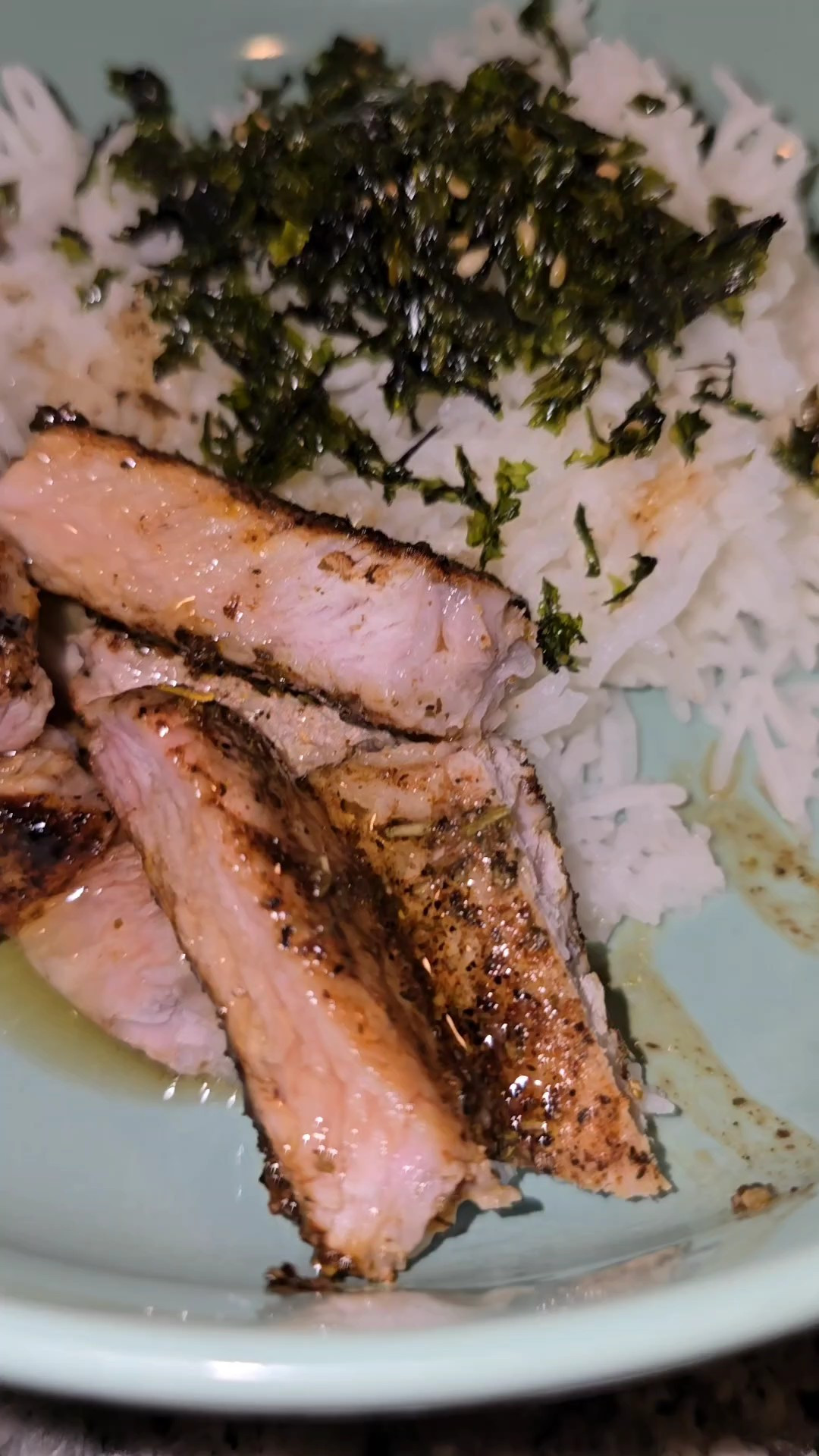 For busy Ausome moms this quick dinner prep, air fried pork chops, or chicken or fish! This is mostly our busy day meals most of the time serve with organic basmati rice, Seaweed on top, local honey for allergy season. #LTKdayinmylife #LTKmomlife

#LTKdayinmylife #LTKmomlife #LTKfoodie