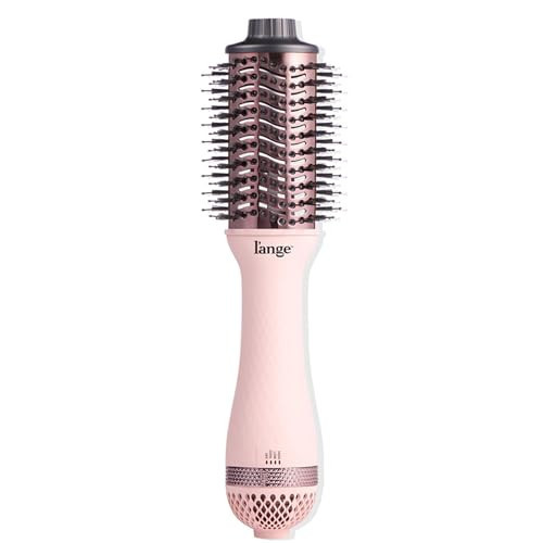 L'ANGE HAIR Le Volume 2-in-1 Titanium Blow Dryer Brush | Hot Air Brush for Hair Drying & Styling | Ionic Oval Barrel for Smooth, Frizz-Free Volume | (Blush – 60mm) | Amazon (US)
