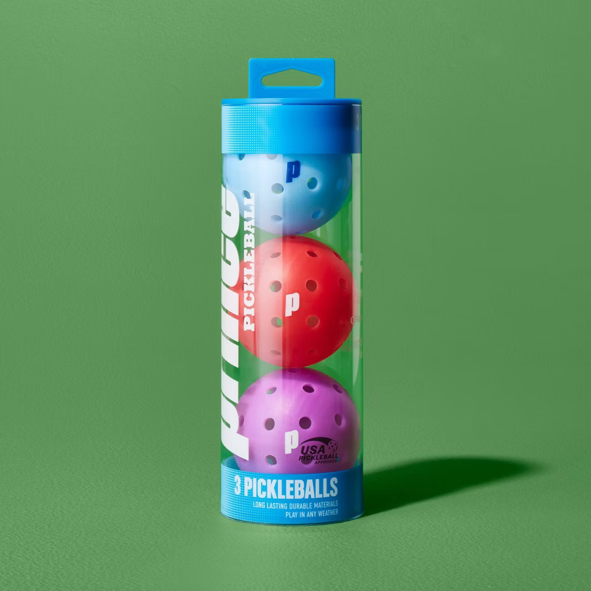 Prince Pickleball Ball Red/Blue/Purple - 3pk | Target