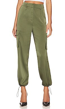 superdown Seleste Drawstring Jogger Pant in Sage from Revolve.com | Revolve Clothing (Global)