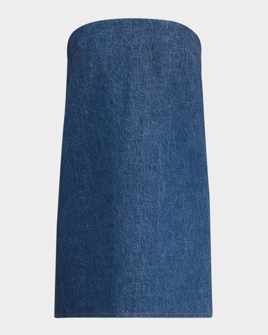 The Strapless Mini Dress | Neiman Marcus