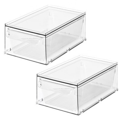 iDesign Stackable Storage Drawer for Fridge, Pantry, or Under Kitchen Sink - Clear | Target