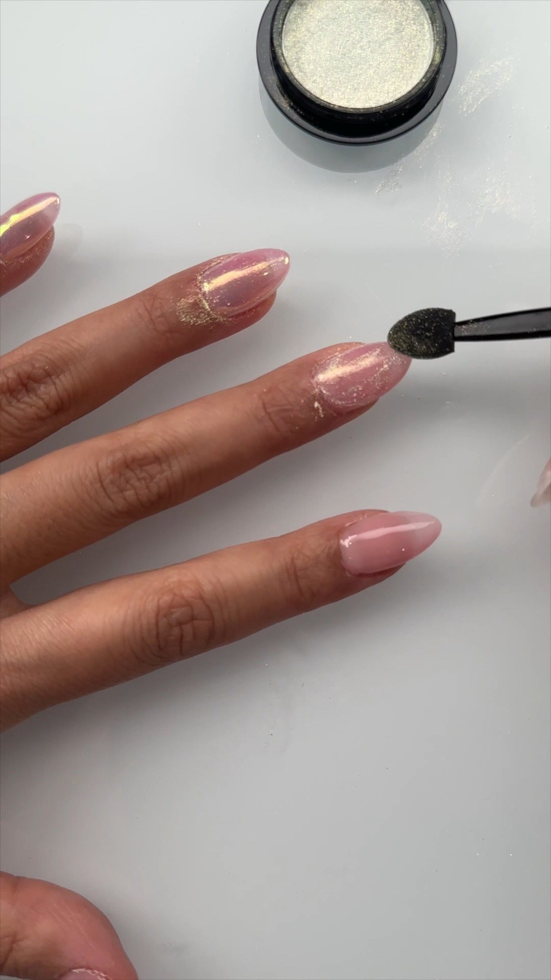 DIY Chrome Nails 💅🏽 Gel X chrome nails are so easy & affordable to do at home. I’ve saved so much money doing my own nails. Complete tutorial under my YouTube WhatWouldLizzyDo

#LTKFindsUnder50