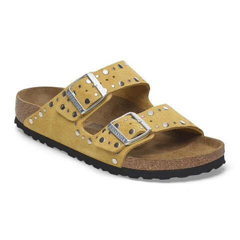 Arizona Rivets Suede Leather Ochre | BIRKENSTOCK | Birkenstock USA