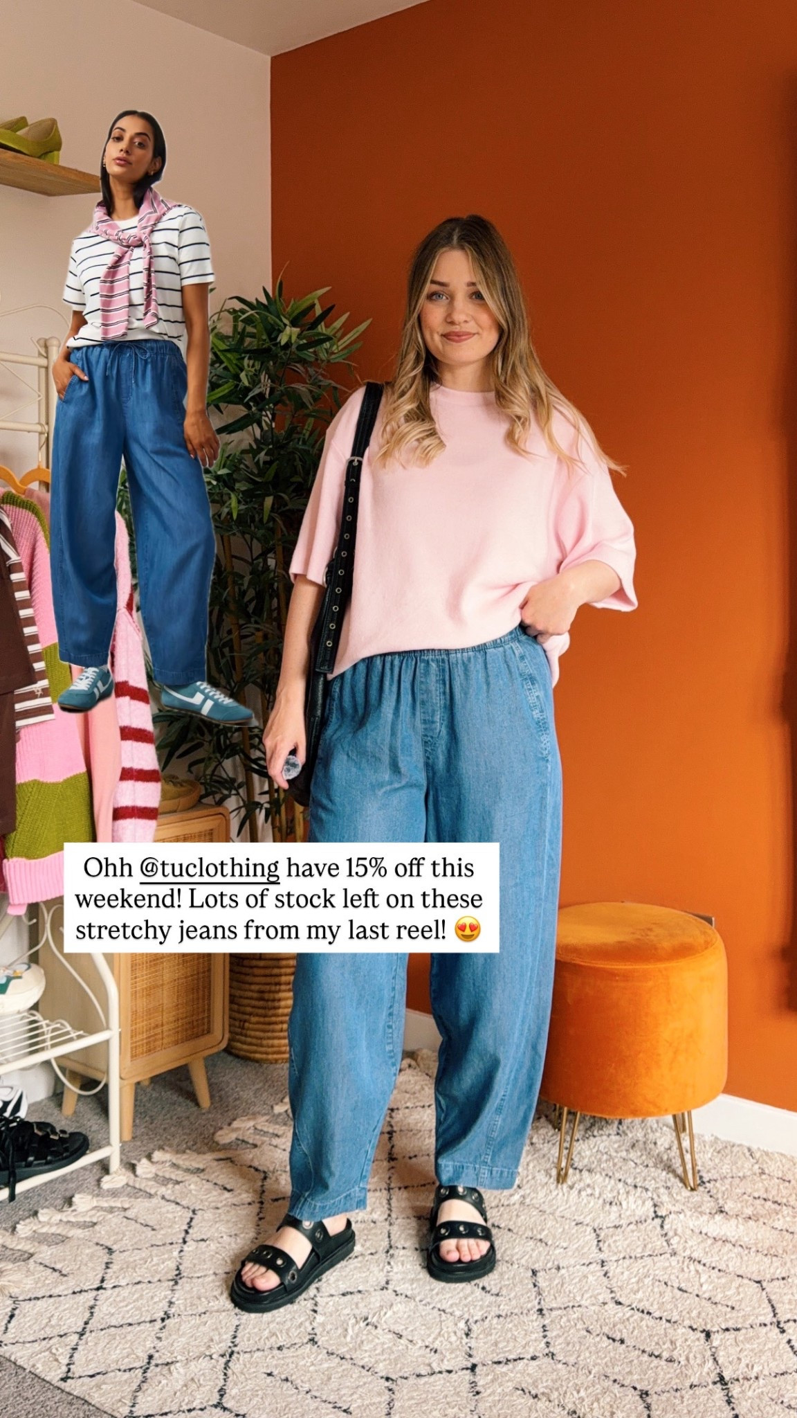 15% off the comfiest jeans! 

I sized down to a 10. 

#LTKjeans #LTKuk #LTKspring