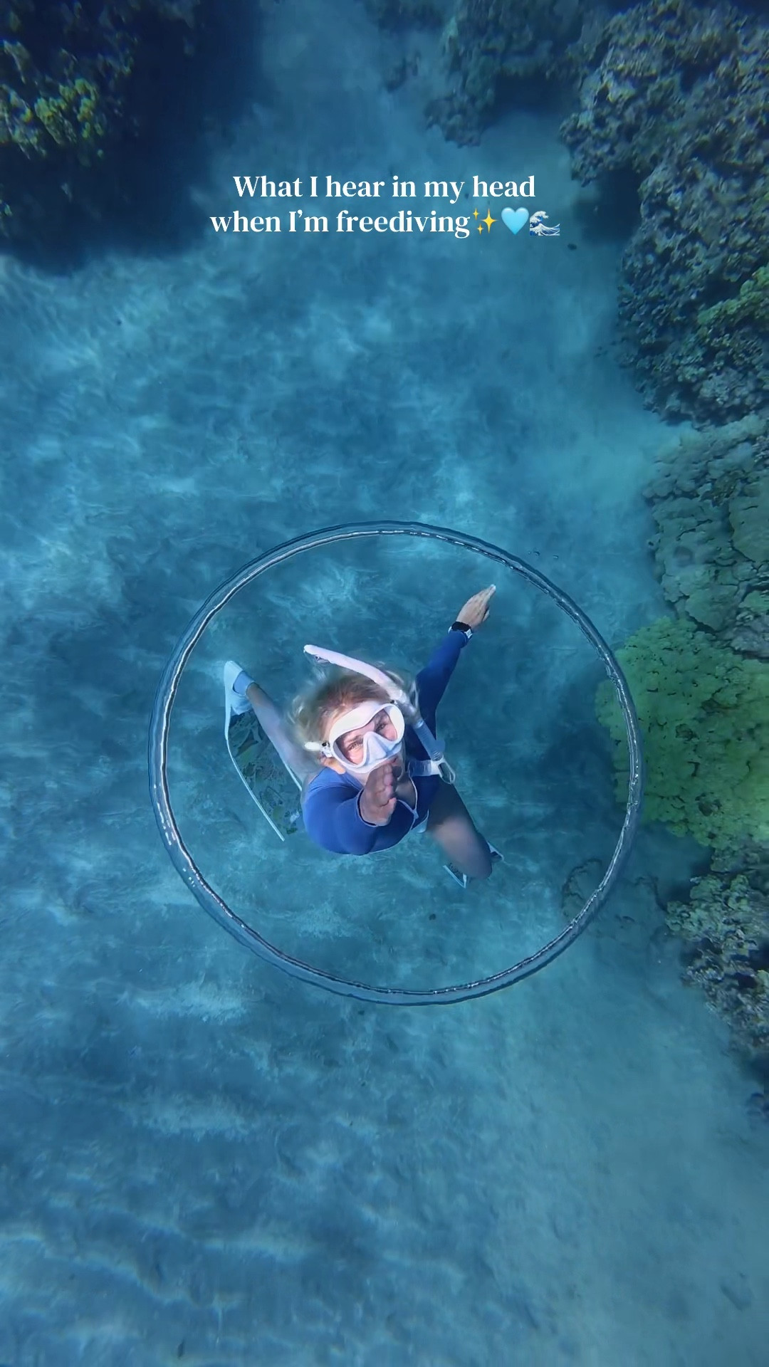 Always feel like a mermaid when I’m freediving🤿🫧

#hawaii #freediving #bubblerings #diving #ocean 

#LTKActive #LTKSeasonal #LTKTravel