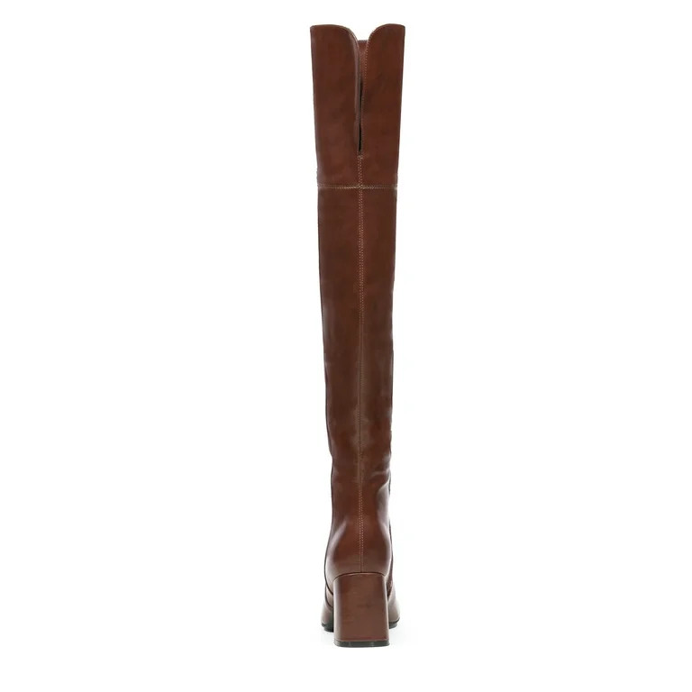 Dream Pairs Women’s Winter Thigh High Over the Knee Fashion Chunky Heel Long Boots DOB213 BROWN... | Walmart (US)