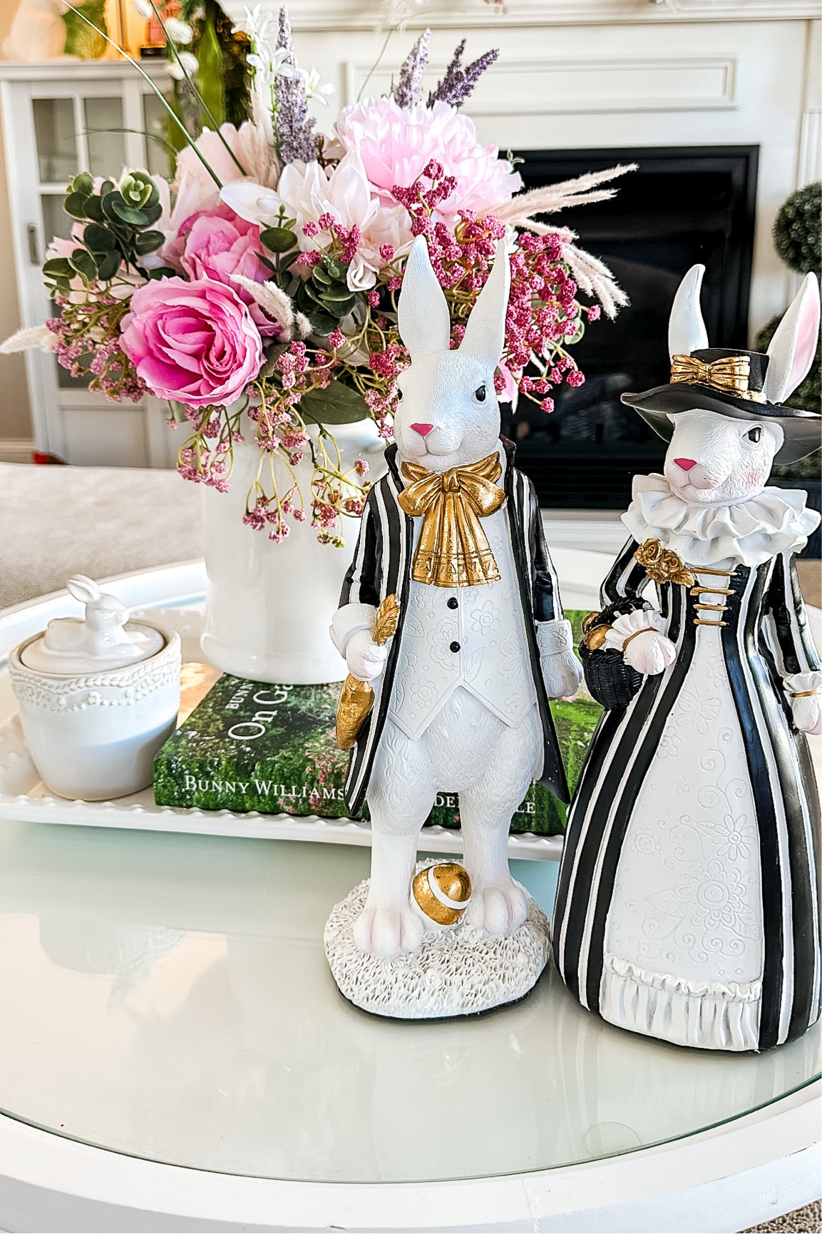 Elegant Rabbits 
Easter Decor
Spring Decor
Living room Decor
Coffee Table decor 

#LTKhome