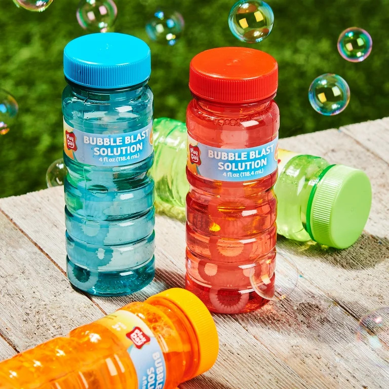 Play Day 4 FL OZ Bubbles, 8 Pack, 4 Colors | Walmart (US)