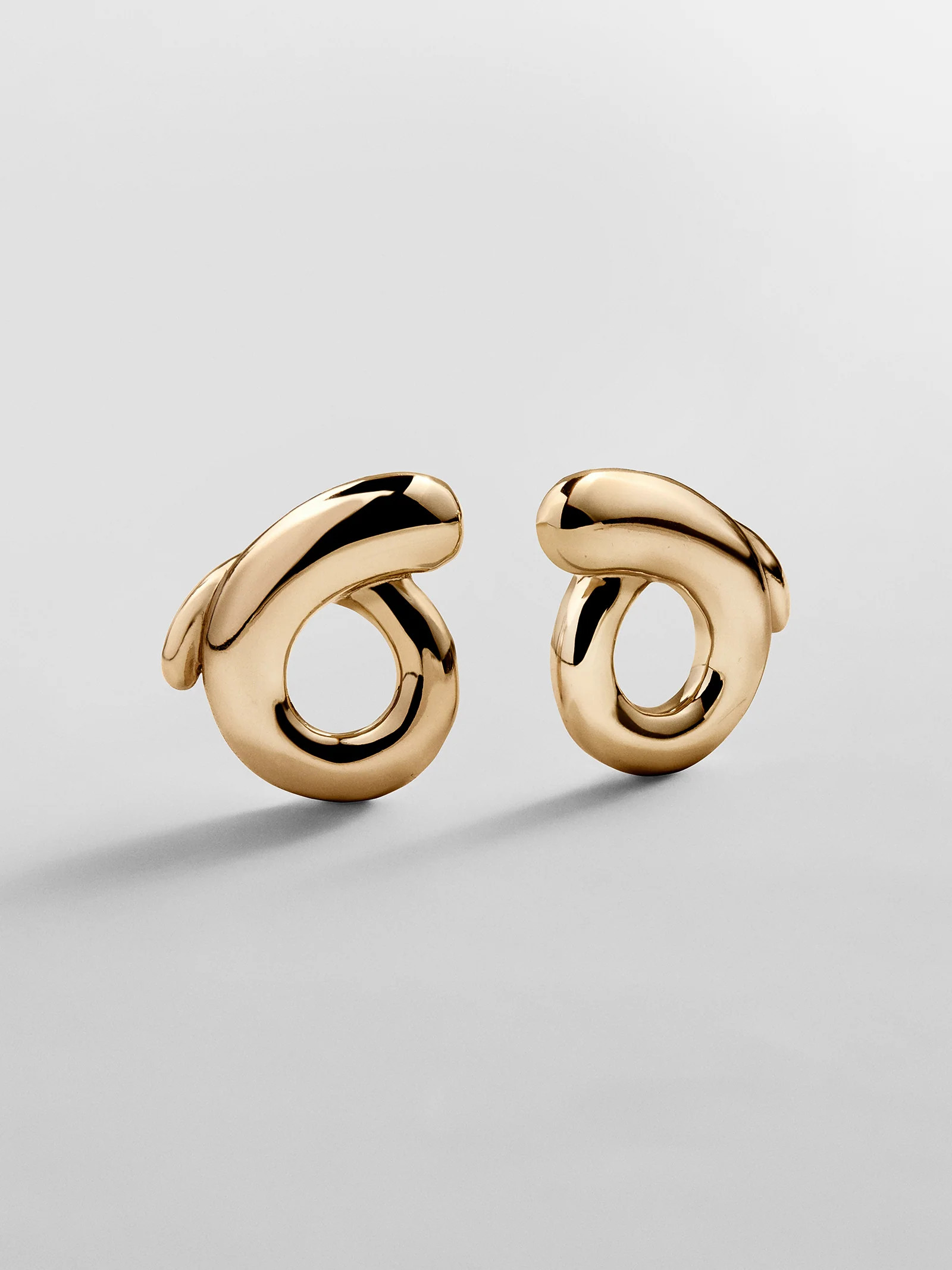 Cassidy Statement Stud Earrings - Gold | BaubleBar