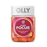 OLLY Laser Focus Gummy, 18 Day Supply (36 Gummies), Berry Tangy Tangerine, Ginseng, Alpha GPC, B Vit | Amazon (US)