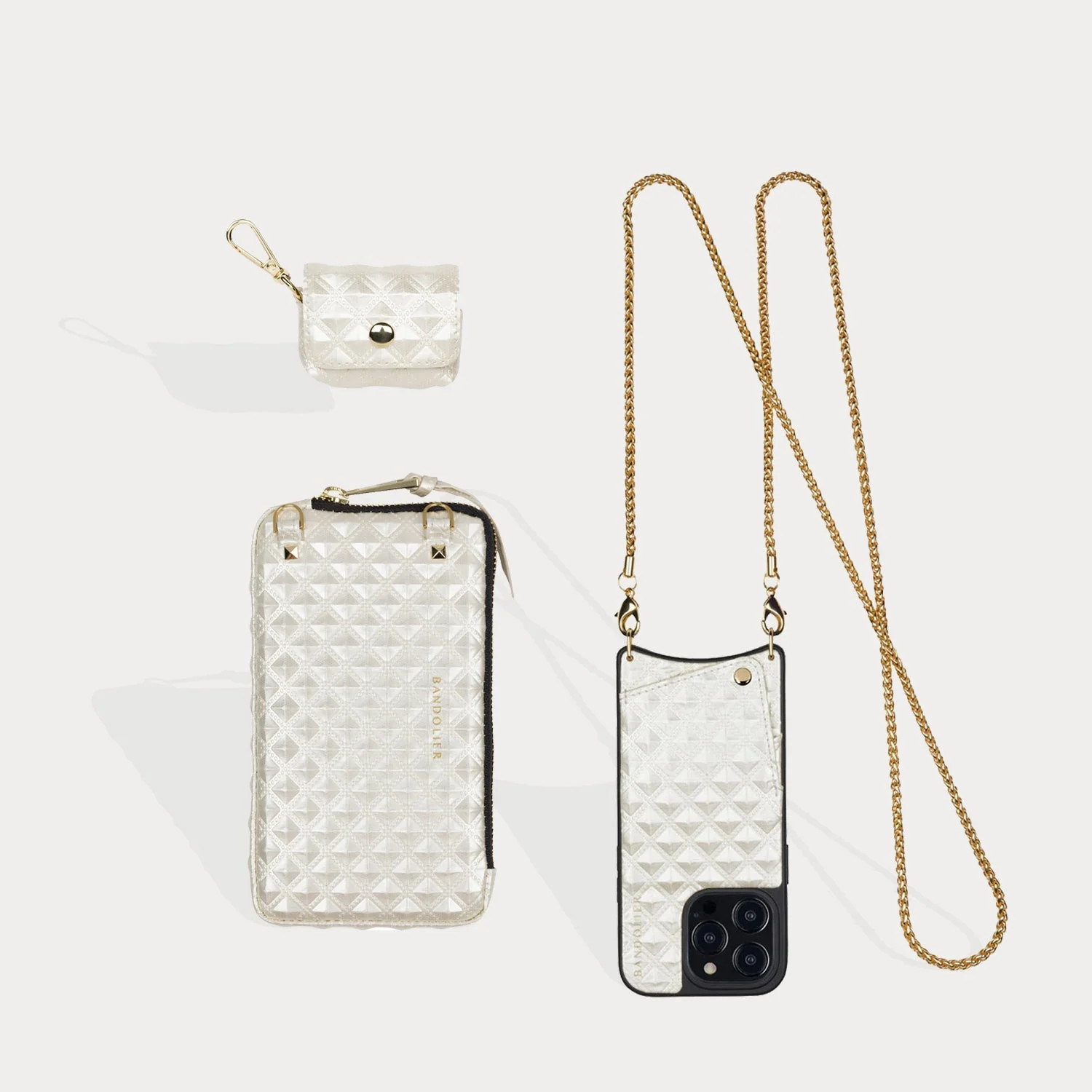 Sheila Set - Creme/Gold | Bandolier