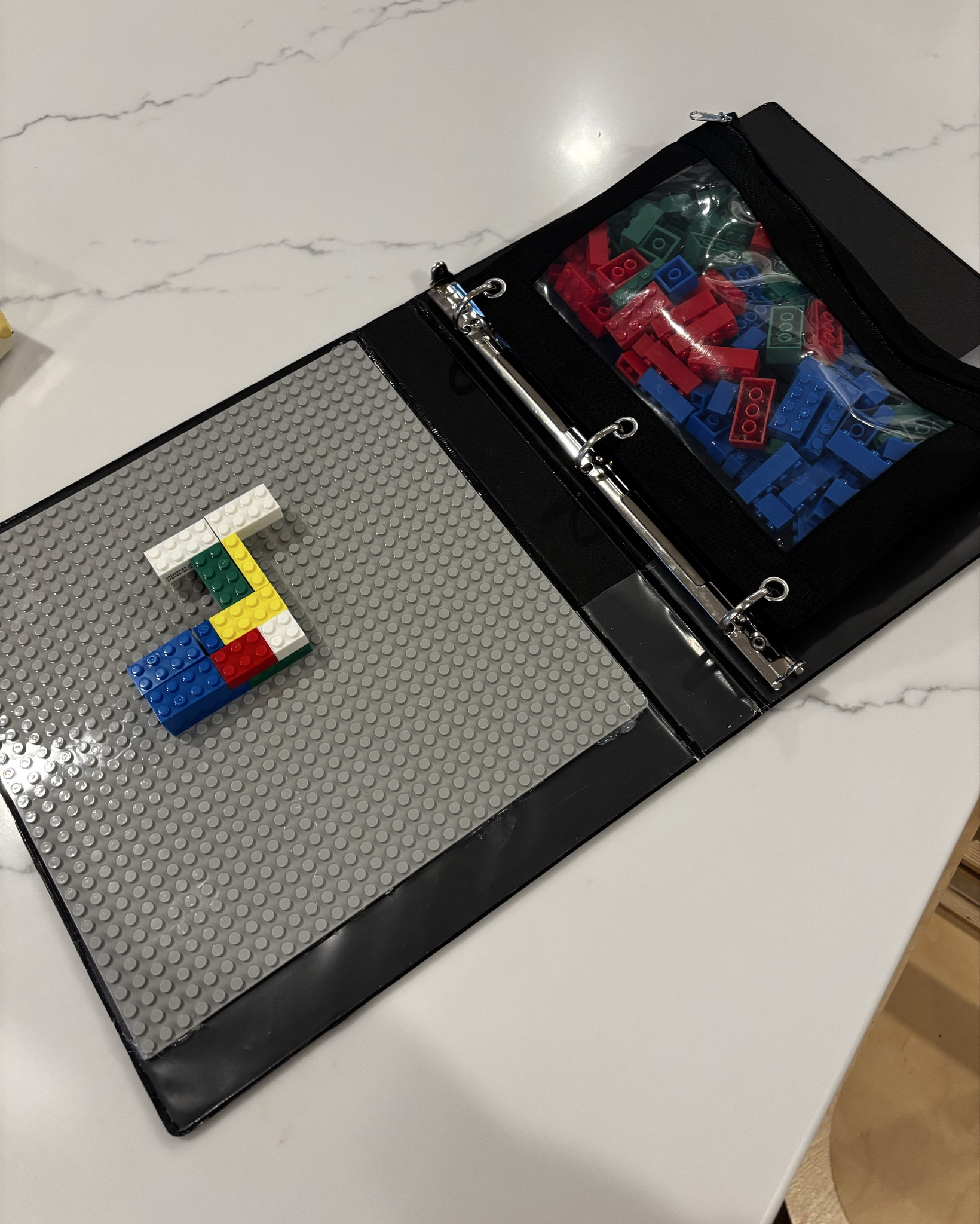 DIY brick binder. Road trips and open ended play. 
Most items were purchased from Dollar Tree. Check availability near you. I am unable to link that store  

#LTKKids
