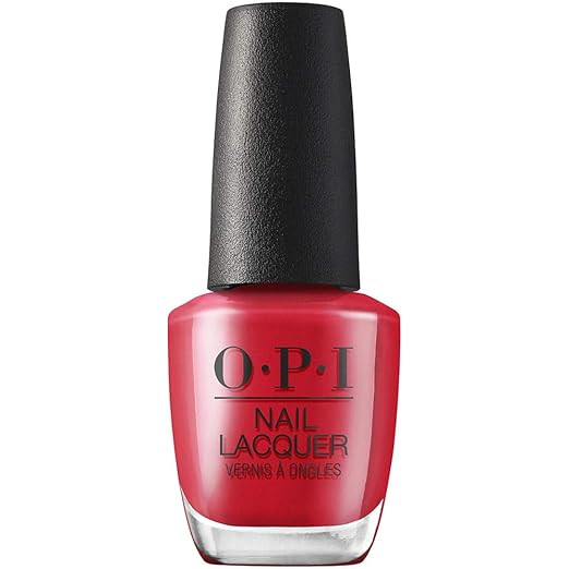 OPI Nail Lacquer Nail Polish | Opaque Light Red Crème Chip Resistant Nail Polish | Vegan, Fast D... | Amazon (US)