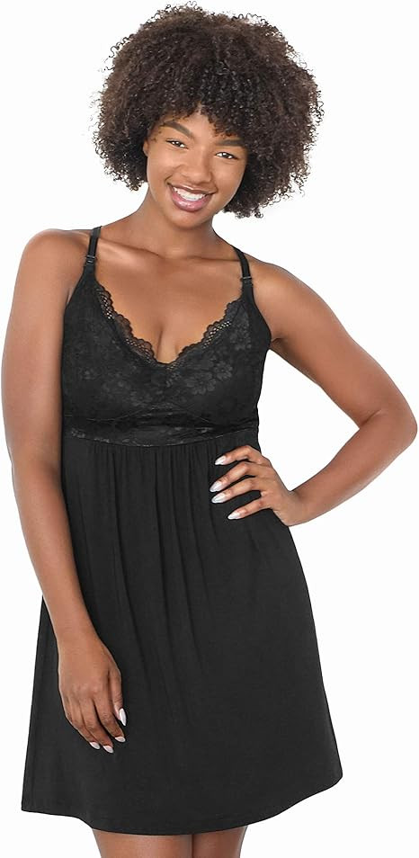 Kindred Bravely Lucille Nursing Nightgown & Maternity Gown | Amazon (US)