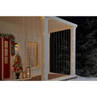 600L Warm White LED Weeping Willow Icicle | The Home Depot