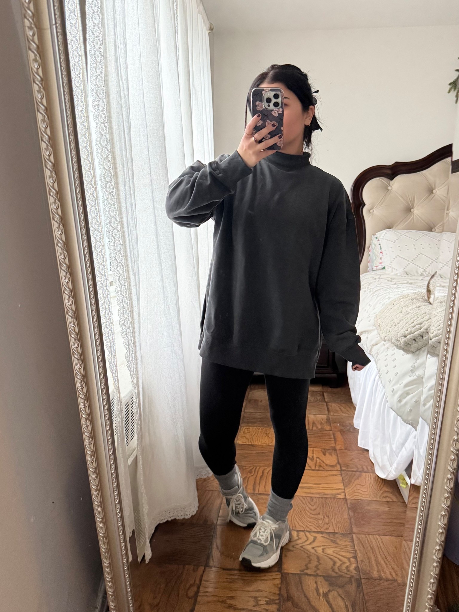 comfy ootd - loving mock neck sweatshirts lately and old navy has really good ones!  

#LTKGiftGuide #LTKFindsUnder50 #LTKHoliday