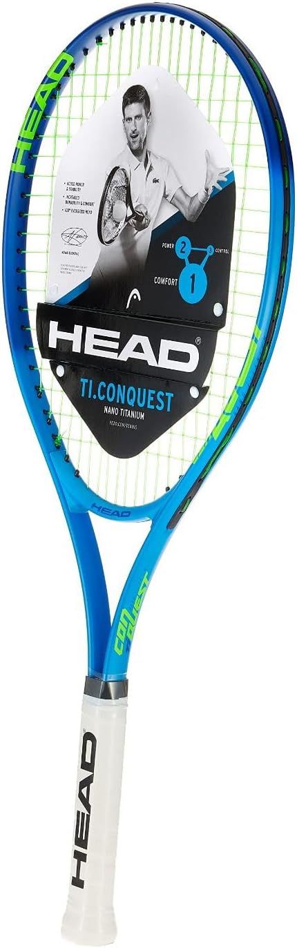 HEAD Ti. Conquest Pre-Strung 27in. Blue Tennis Racquet | Amazon (US)