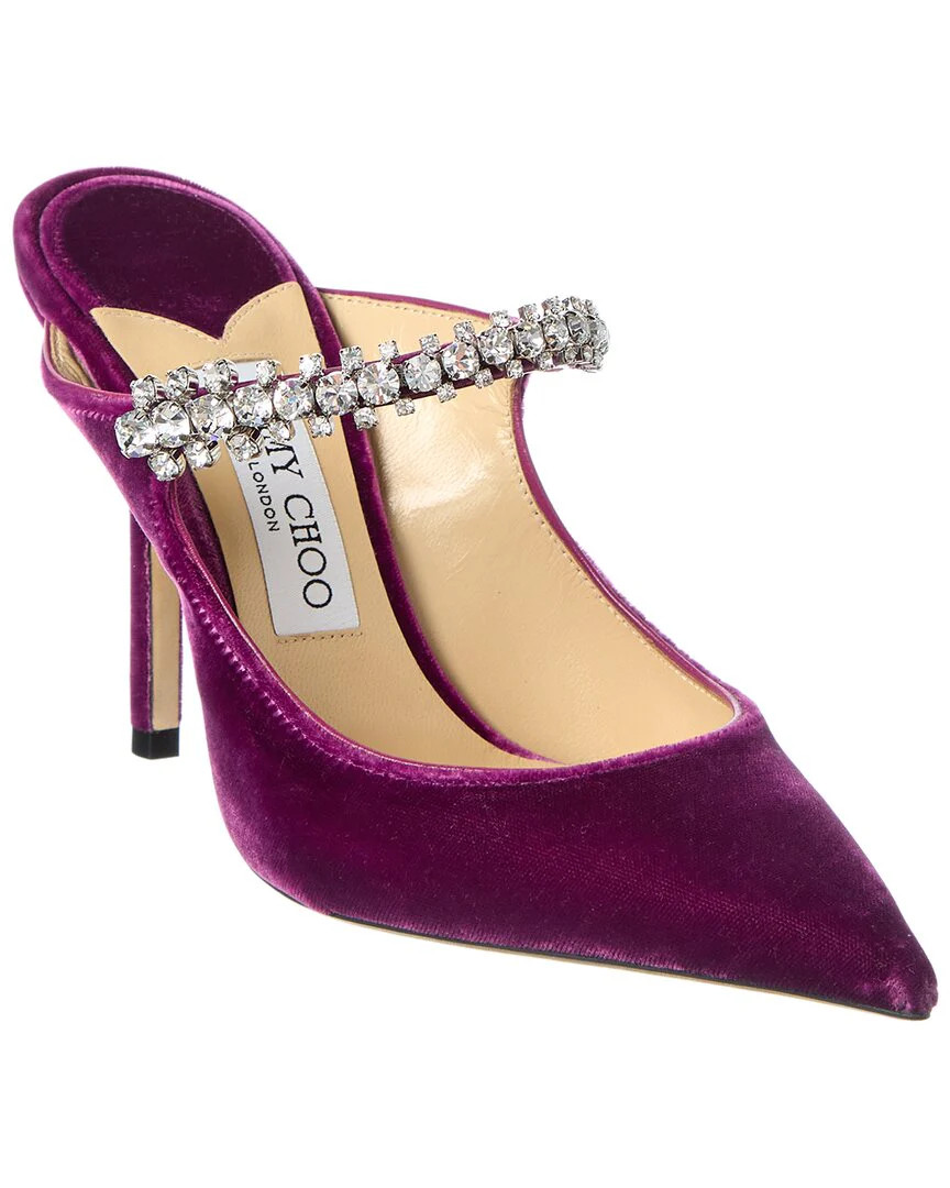 Jimmy Choo Bing 100 Velvet Pump | Shop Simon