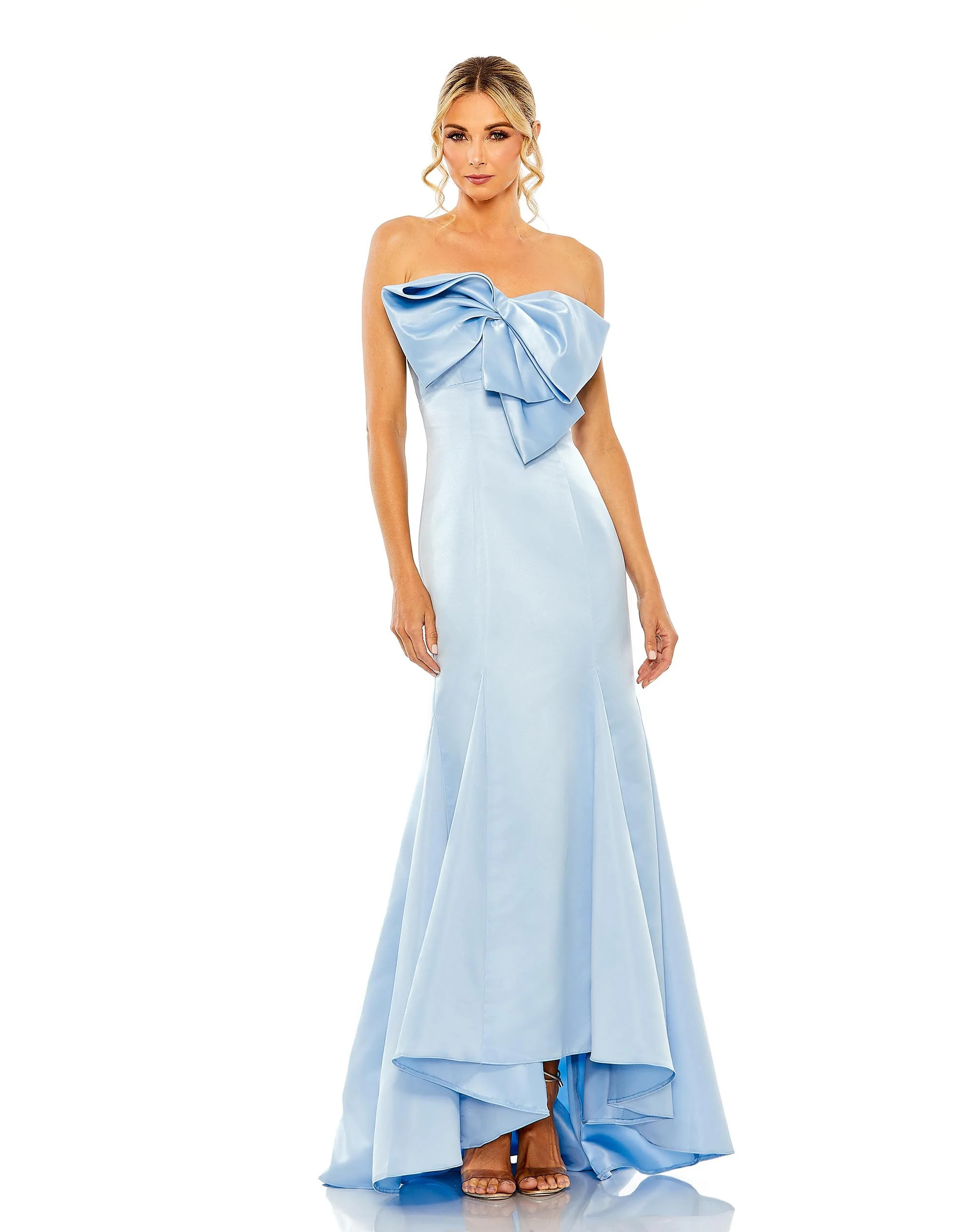 Strapless Bow Mermaid Gown | Mac Duggal