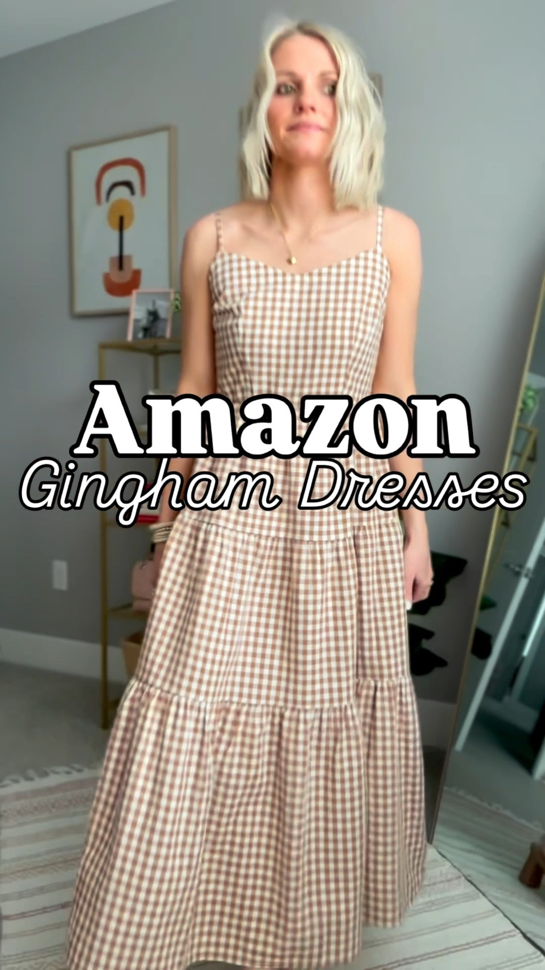 Amazon gingham dresses! I’m wearing a small in both! 

#LTKOver40 #LTKSeasonal #LTKPetite